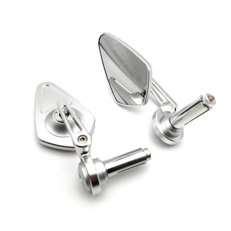 Oglindă retrovizoare motocicletă universală, rotundă, din aliaj de aluminiu, model 6023