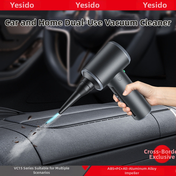 Yesido bežični višenamjenski usisavač, ručni, snažan usis, za dom i automobil, 2-u-1 usisavač i mop