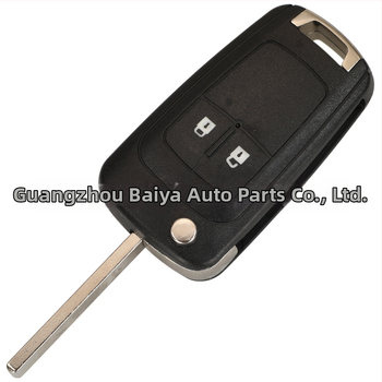 Náhradný obal pre Opel Buick sklápací diaľkový kľúč; čepeľ kľúča: meď + plast; obal: plast; hmotnosť: 42 g