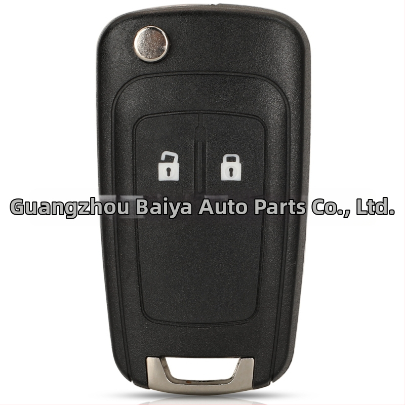 Náhradný obal pre Opel Buick sklápací diaľkový kľúč; čepeľ kľúča: meď + plast; obal: plast; hmotnosť: 42 g