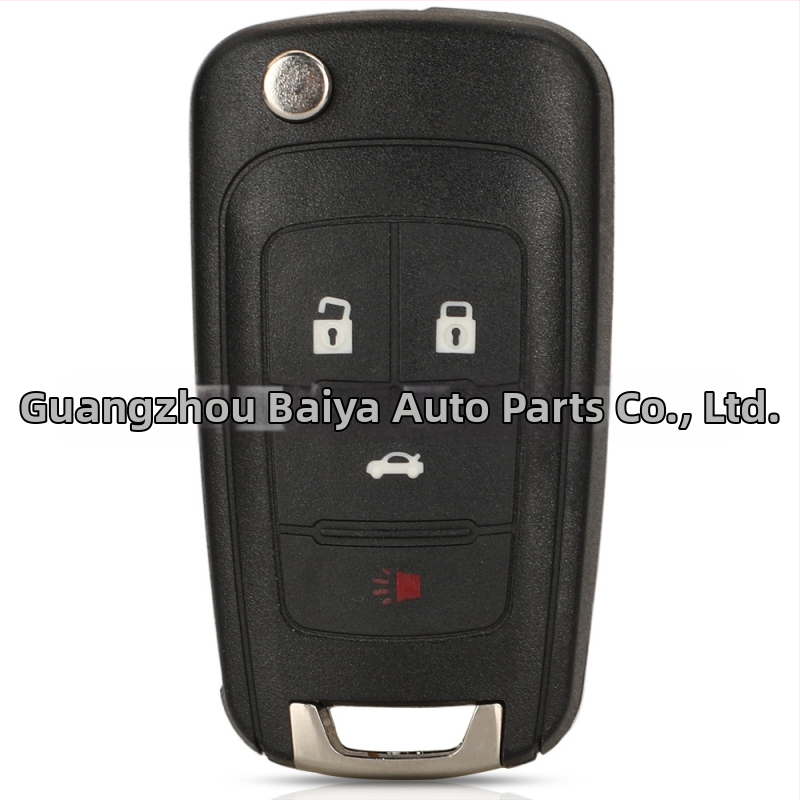 Náhradný obal pre Opel Buick sklápací diaľkový kľúč; čepeľ kľúča: meď + plast; obal: plast; hmotnosť: 42 g