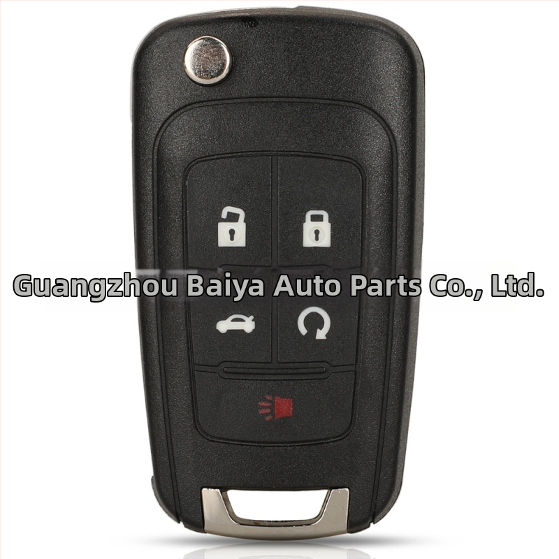 Náhradný obal pre Opel Buick sklápací diaľkový kľúč; čepeľ kľúča: meď + plast; obal: plast; hmotnosť: 42 g