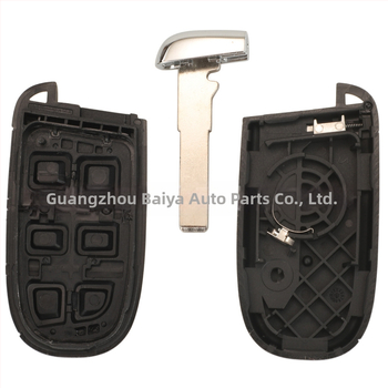 Kryt kľúča Jeep pre modely s 2/3/4/5 tlačidlami – plastový obal, čepeľ kľúča z medi + plastu, 47 g