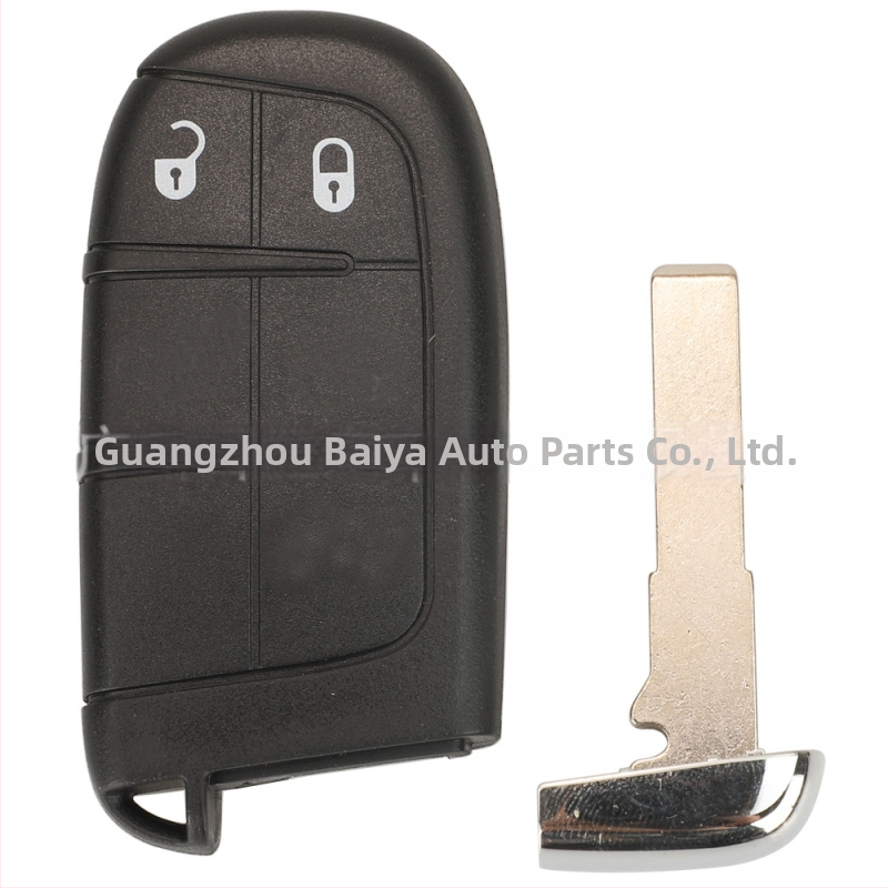 Kryt kľúča Jeep pre modely s 2/3/4/5 tlačidlami – plastový obal, čepeľ kľúča z medi + plastu, 47 g