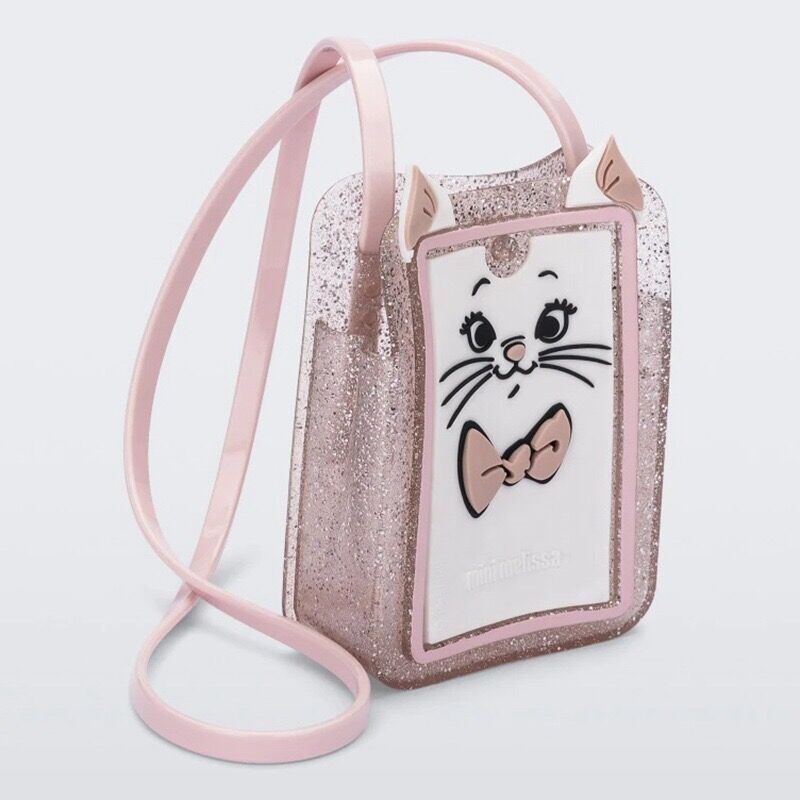 Unisex dječja PVC crossbody torba s anime mačjim uzorkom, zatvarač, jedna naramenica, za svakodnevnu upotrebu