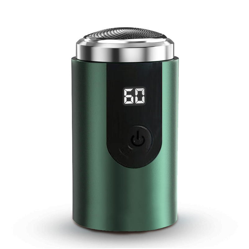 Električni brijač s rotacijskom glavom, USB punjenje, ugrađena baterija 100–300 mAh, trajanje rada 30–45 minuta, vrijeme punjenja 30 minuta, periva glava, motor s četkom