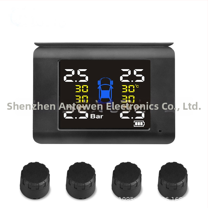 TPMS systém monitorovania tlaku v pneumatikách, digitálny displej, model B01, vysoká presnosť, vhodné pre sedan a SUV