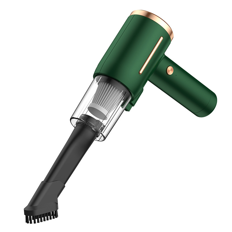 Bežični ručni usisivač za kuću i auto – 2-u-1 s ravnim nastavkom i dvostrukom podnom četkom – ugrađena baterija, trajanje 0–1 h, usis <10 kPa