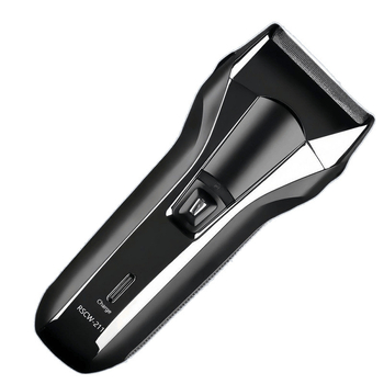 Aparat de ras electric pentru bărbați, motor fără perii, încărcare USB și capete de tăiere lavabile