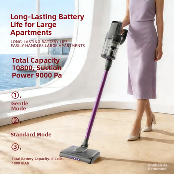 Bezdrôtový ručný vysávač do auta so suchým a vlhkým režimom, až 140W sacieho výkonu, vstavaná batéria 4000–5000mAh a osvetlenie