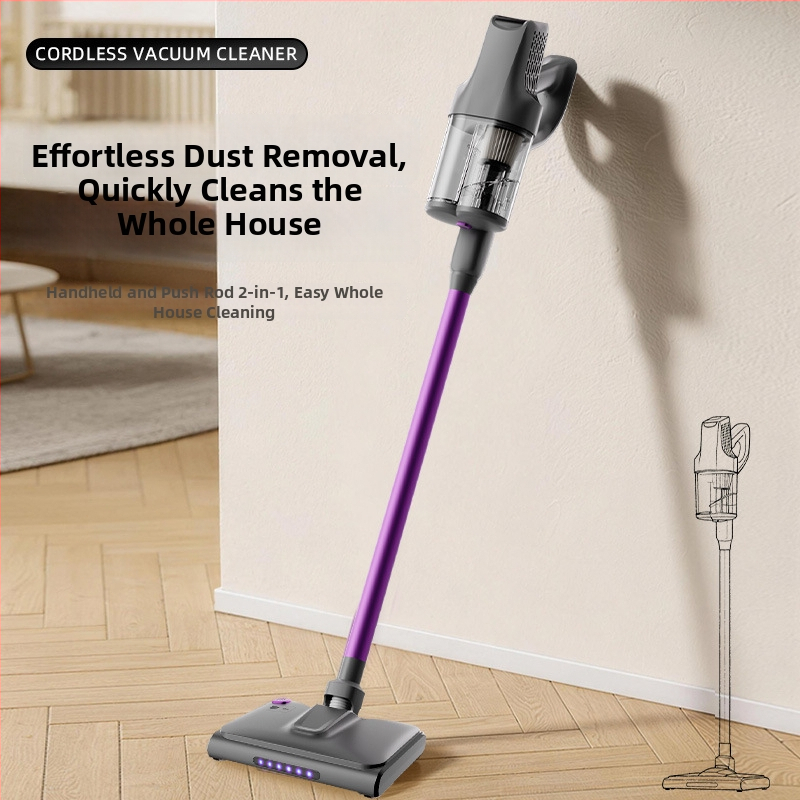 Bezdrôtový ručný vysávač do auta so suchým a vlhkým režimom, až 140W sacieho výkonu, vstavaná batéria 4000–5000mAh a osvetlenie