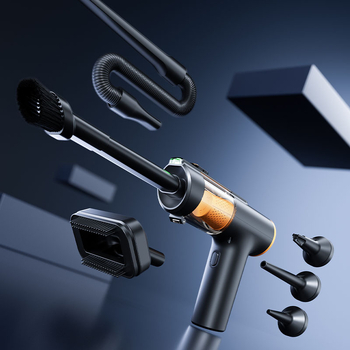 Prijenosni ručni usisavač za automobil i dom, bežični, višefunkcionalan, 90W nominalna snaga, 120W maksimalna usisna snaga, 11V, 30 minuta rada, buka 36–45 dB