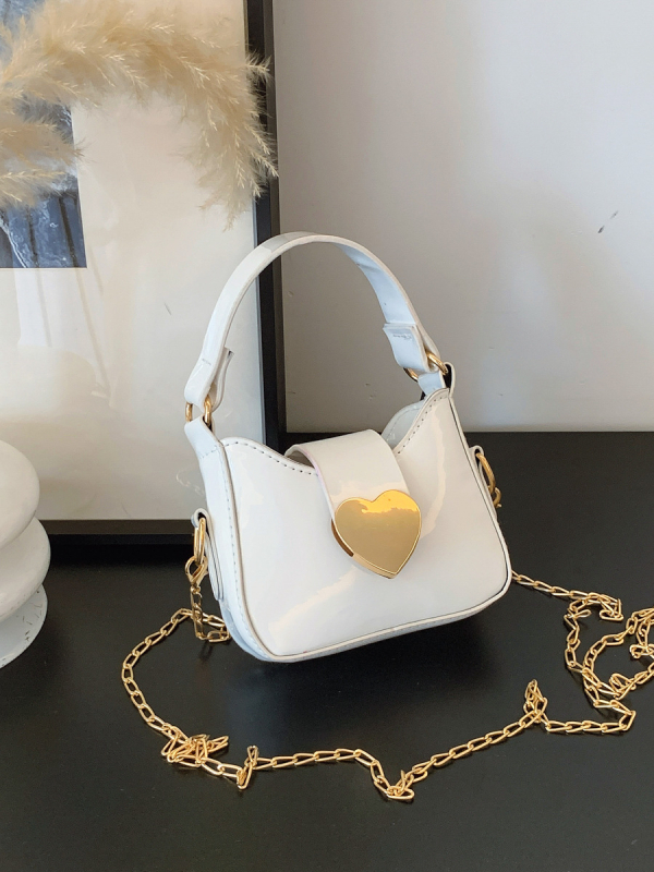 PU torbica za djevojčice - otporna, moderan i cool stil, jednobojni dizajn, poliester podstava