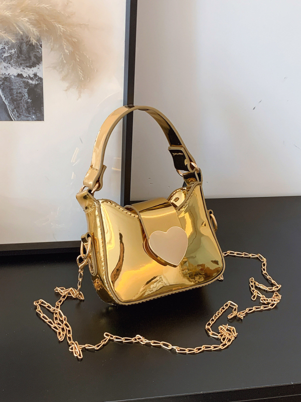 PU torbica za djevojčice - otporna, moderan i cool stil, jednobojni dizajn, poliester podstava