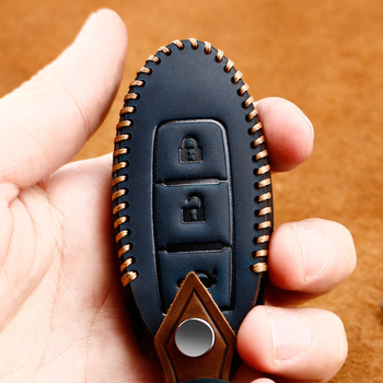 Kožna zaštitna kućica za ključ Nissan X-Trail, Sylphy, Teana, Blue Bird, Qashqai, Tiida | Youruitu