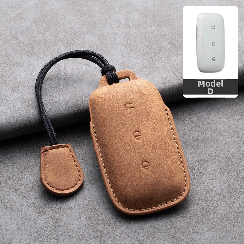 Geely Galaxy E5/L7/L6 futrola za ključeve, PU koža, retro stil, prilagodljivo