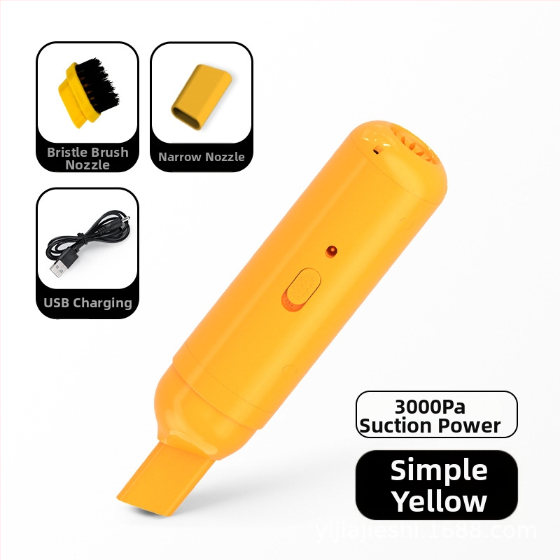 Ručný ručný vysávač do auta, prenosný, suchý režim, plochý nadstavec, zásobník prachu, sanie 10.1–15 kPa, menovitý výkon 3.7