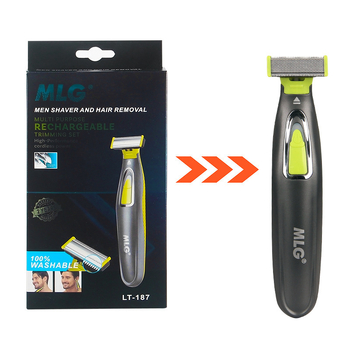 Električna britvica - USB punjiva, periva, brushless motor, ugrađena baterija 50-100 mAh, trajanje baterije više od 60 minuta