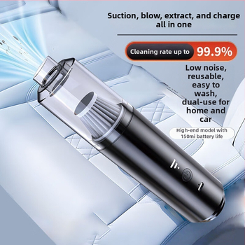 Bezdrôtový ručný vysávač do auta, model M-2054 – 100W, sací tlak nad 25 kPa, vymeniteľná batéria, ≤36V, výdrž 0–1 h