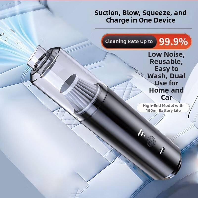 Bezdrôtový ručný vysávač do auta, model M-2054 – 100W, sací tlak nad 25 kPa, vymeniteľná batéria, ≤36V, výdrž 0–1 h