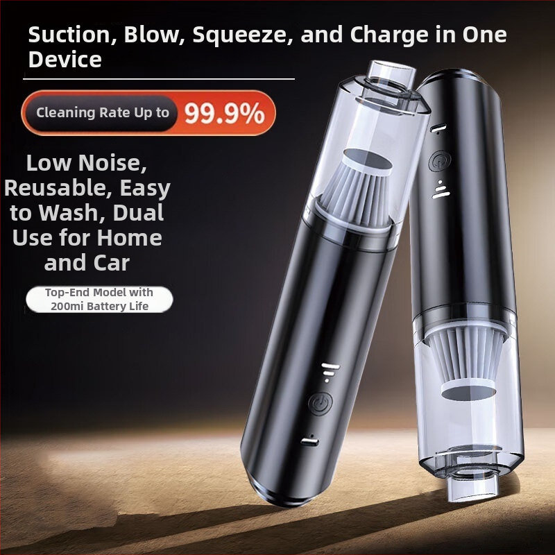 Bezdrôtový ručný vysávač do auta, model M-2054 – 100W, sací tlak nad 25 kPa, vymeniteľná batéria, ≤36V, výdrž 0–1 h