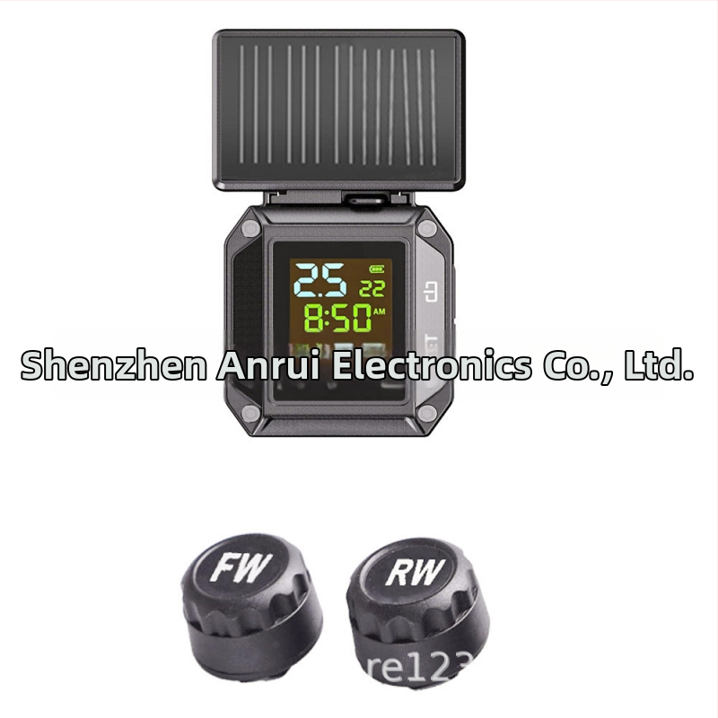 Motocyklový TPMS MO-04 – bezdrôtový monitor tlaku v pneumatikách, digitálny displej, 0-6 bar, vysoká presnosť