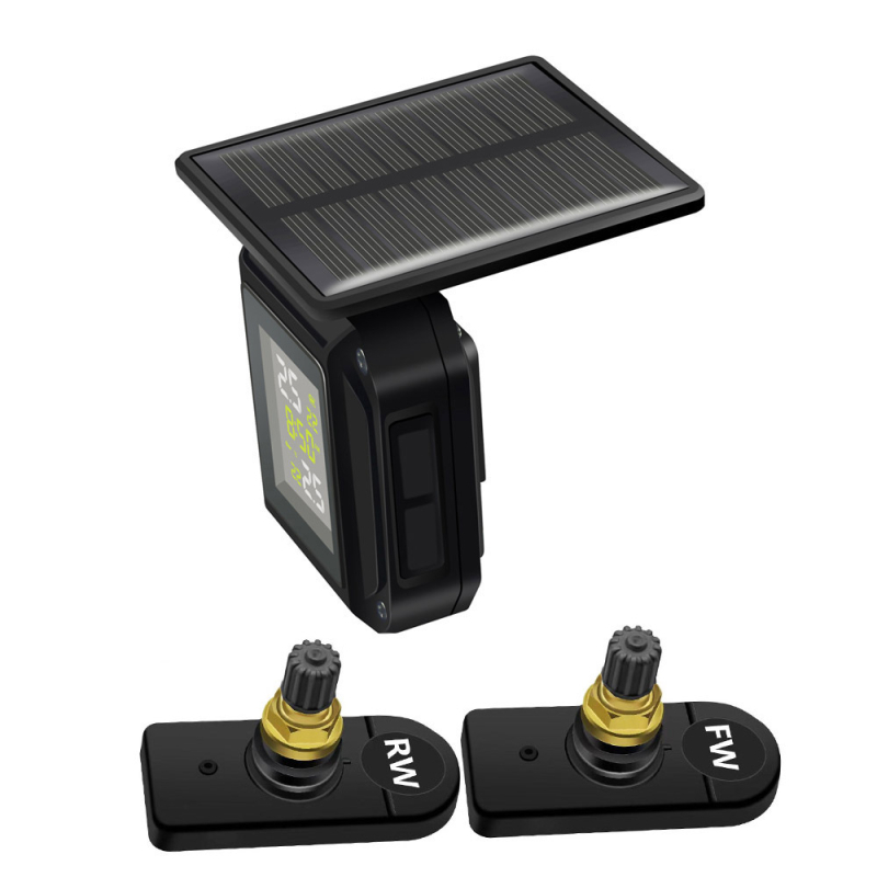 Motociklistični TPMS MO-04 – bežični monitor tlaka u gumama, digitalni prikaz, 0-6 bar, visoka preciznost