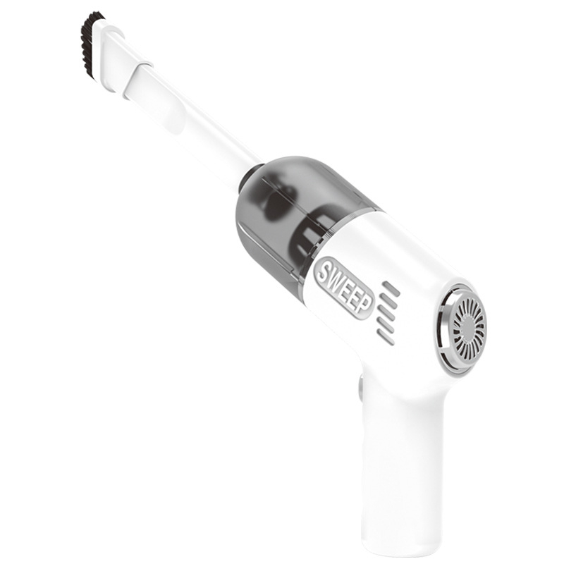 KLD bežični ručni mini usisavač za auto i dom, USB punjenje, usisna snaga 2100-3000 Pa, ugrađena baterija 501-800 mAh, niski buka 36-45 dB