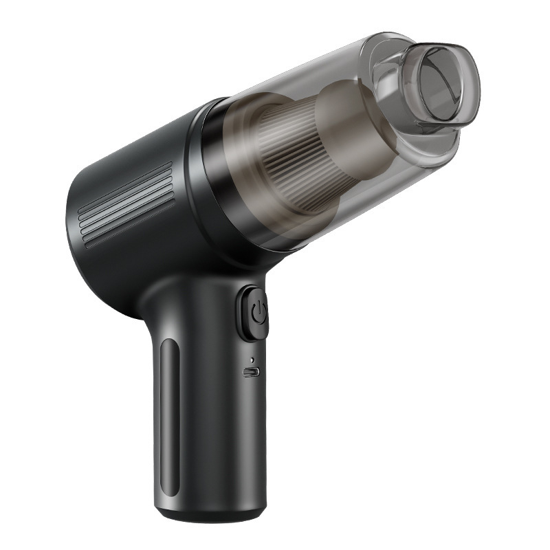 Aspirator auto portabil, fără fir – multifuncțional, aspirație și suflare; 35W max, 3.7V, reîncărcabil, aproximativ 5 minute autonomie, filtrare HEPA