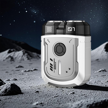 Aparat de ras electric pentru bărbați – cap rotativ cu două lame, umed și uscat, încărcare USB, motor fără perii, autonomie baterie peste 60 de minute