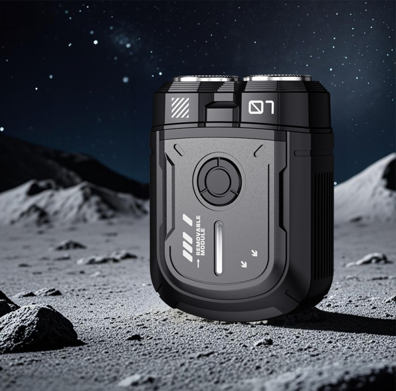 Aparat de ras electric pentru bărbați – cap rotativ cu două lame, umed și uscat, încărcare USB, motor fără perii, autonomie baterie peste 60 de minute