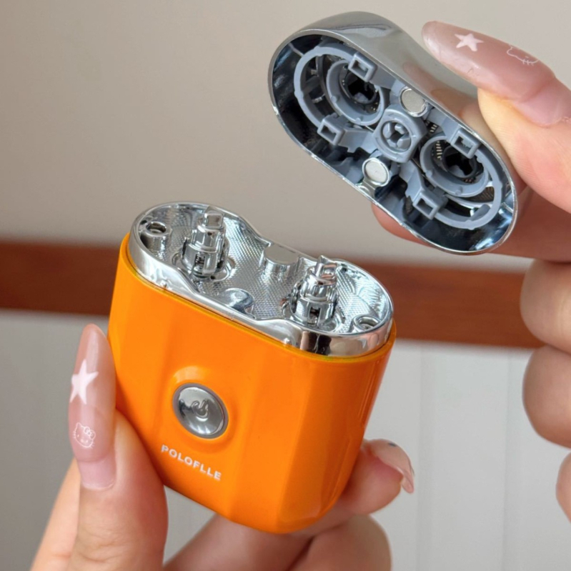 Električni brijač s LED prikazom, plutajući glava, rotirajuća glava s 2 oštrica, ugrađena baterija 1000–1200 mAh, pranje cijelog tijela