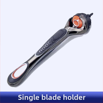 Ručný holiaci strojček s päťvrstvovou rúčkou, samostatný držiak na čepele, na holenie podpazušia a nôh, krabica 500 kusov