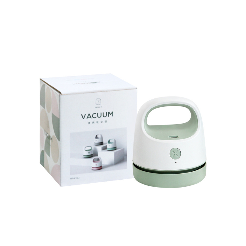 USB bežični ručni usisavač C502 – 3W, ugrađena baterija 1001–1600 mAh, trajanje rada 1–3 h, buka 36–45 dB