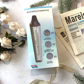 Elektromos forgó mitesszeres szívó készülék a pórusok tisztításához – felszívja a mitesszereket és a pattanásokat; ABS burkolat; 1 fokozat; 2023-as megjelenés.