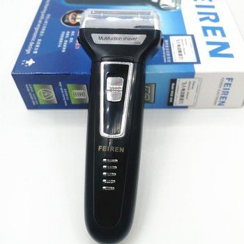 Flying Man 3-u-1 električni brijač s trimerom za nos, glavom s dvostrukim noževima, model 6558