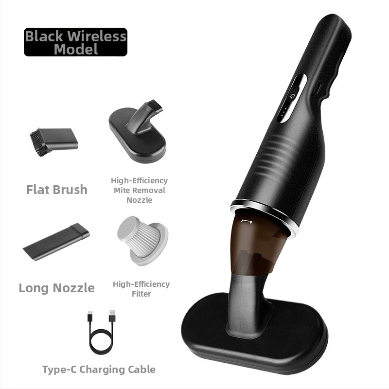 Ručný bezdrôtový vysávač do auta, 0–200 W, nádoba na prach, suché vysávanie, hluk pod 36 dB
