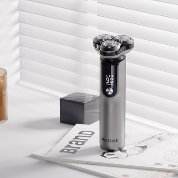 Moshen električni brijač s rotirajućom glavom od 3 oštrice, plutajuća glava, čišćenje cijelog tijela, ugrađena baterija 50–100 mAh, trajanje više od 60 minuta