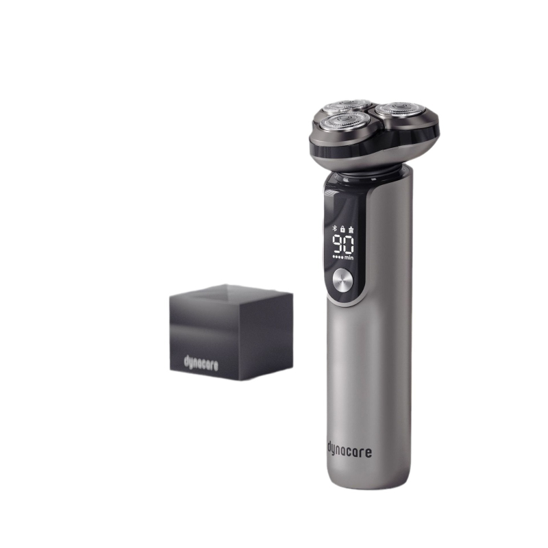 Moshen električni brijač s rotirajućom glavom od 3 oštrice, plutajuća glava, čišćenje cijelog tijela, ugrađena baterija 50–100 mAh, trajanje više od 60 minuta