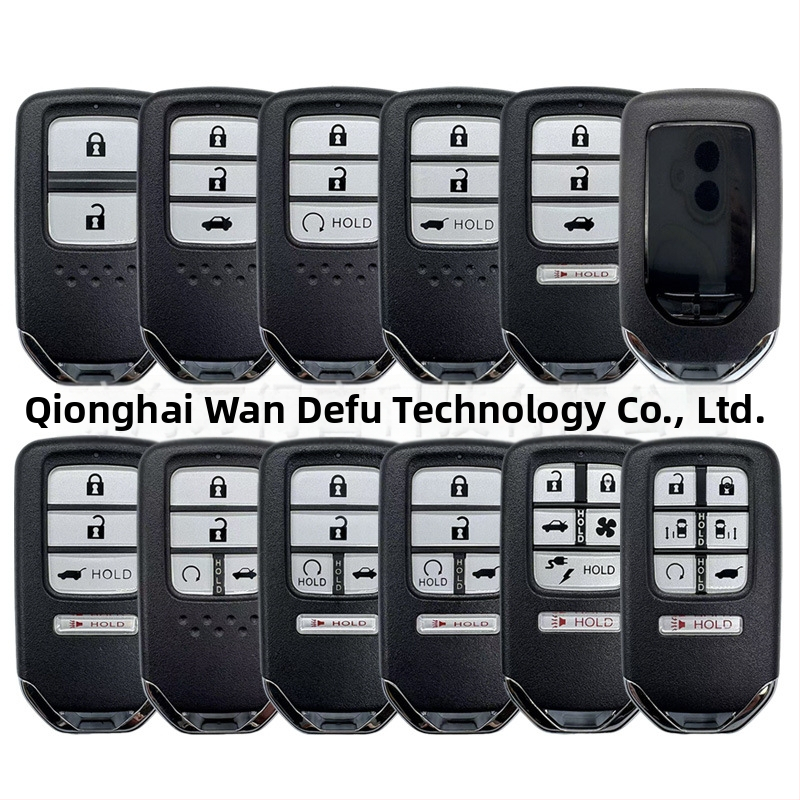 FCCID KR5V2X Honda kľúč s 47-čipom, diaľkové ovládanie 2–6 tlačidiel, plast+kovový kryt, kompatibilný s Honda Vezel, Civic, Pilot, Fit, Odyssey, CR-V, HR-V, XR-V