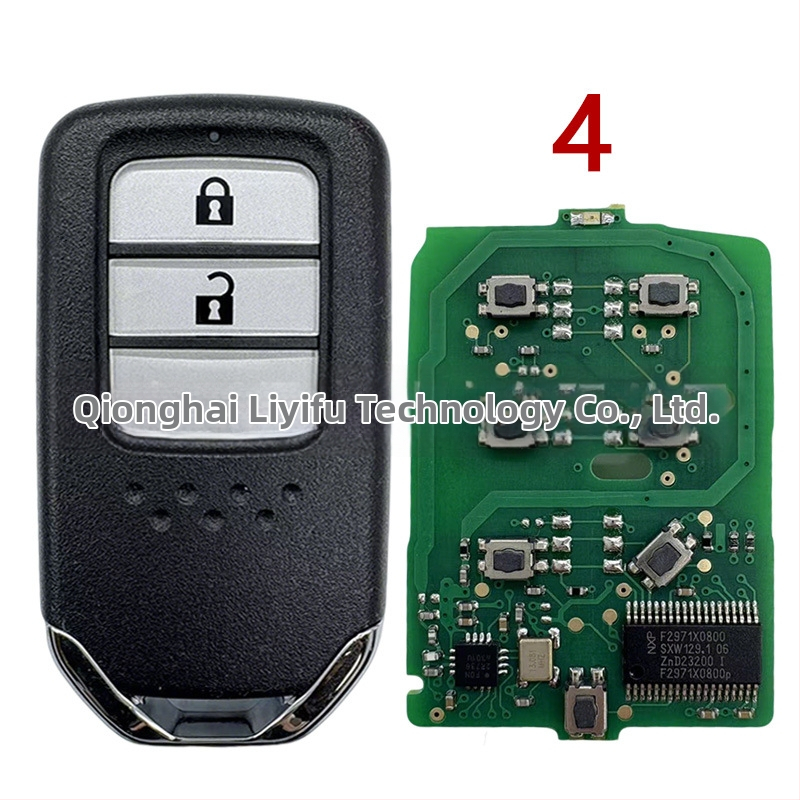 FCCID KR5V2X Honda kľúč s 47-čipom, diaľkové ovládanie 2–6 tlačidiel, plast+kovový kryt, kompatibilný s Honda Vezel, Civic, Pilot, Fit, Odyssey, CR-V, HR-V, XR-V