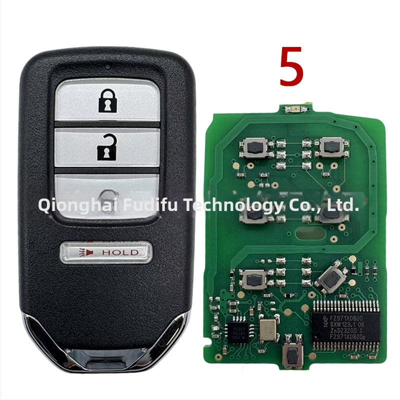 FCCID KR5V2X Honda kľúč s 47-čipom, diaľkové ovládanie 2–6 tlačidiel, plast+kovový kryt, kompatibilný s Honda Vezel, Civic, Pilot, Fit, Odyssey, CR-V, HR-V, XR-V