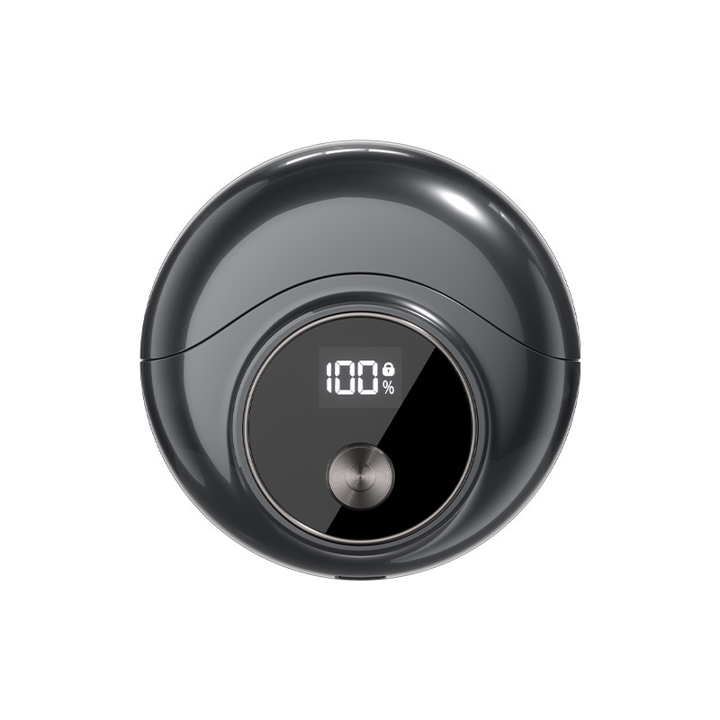 Električni brijač za muškarce, putni model, rotativna glava s dvije oštrice, mokro i suho brijanje, ugrađena baterija 500–800 mAh, vrijeme rada 40–60 minuta, vrijeme punjenja 1 sat, LED zaslon