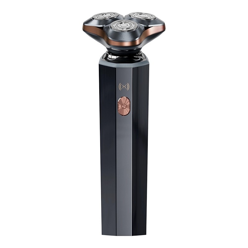 Aparat de ras electric Huawei Ai501 cu cap rotativ cu 3 lame; motor fără perii; baterie încorporată 800–1000 mAh; autonomie peste 60 de minute; gestionare prin aplicație