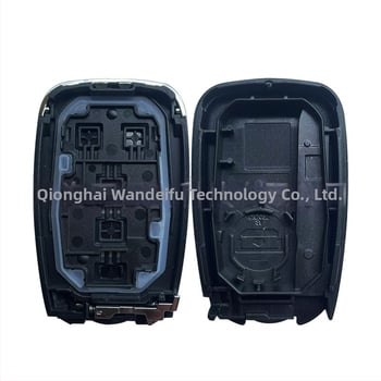 Kryt diaľkového kľúča Chevrolet — ABS telo s meďným vonkajším plášťom, bez čipu, kompatibilný s 2–6 tlačidlami.