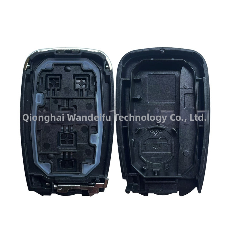 Kryt diaľkového kľúča Chevrolet — ABS telo s meďným vonkajším plášťom, bez čipu, kompatibilný s 2–6 tlačidlami.