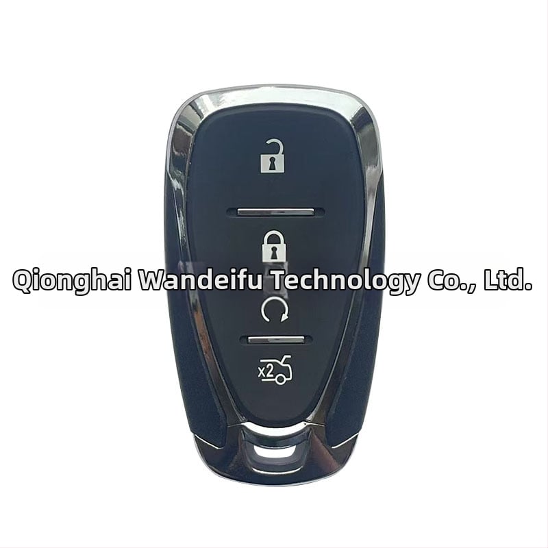 Kryt diaľkového kľúča Chevrolet — ABS telo s meďným vonkajším plášťom, bez čipu, kompatibilný s 2–6 tlačidlami.