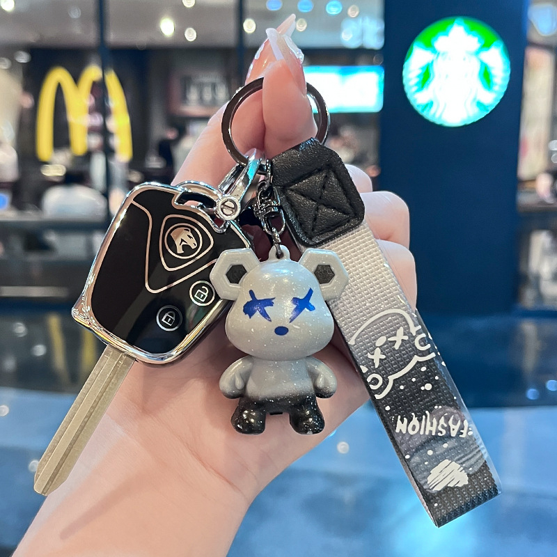 Proton futrola za ključ – TPU, vrhunski stil, Silver Edge Style