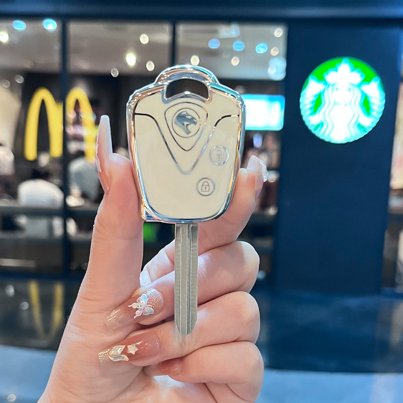 Proton futrola za ključ – TPU, vrhunski stil, Silver Edge Style