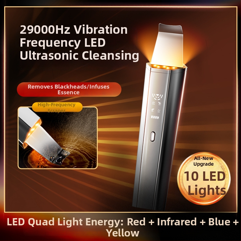 Ultrazvučni stroj za lice s višenamjenskim svjetlom za čišćenje pora i uklanjanje mitesera, prijenosni, CE/ROHS/FCC certificirani